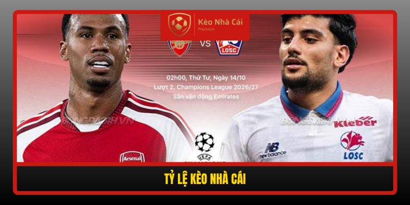 Soi kèo phạt góc Arsenal vs Lille, 02h00 ngày 14/10 1 Ty Le Keo Nha Cai